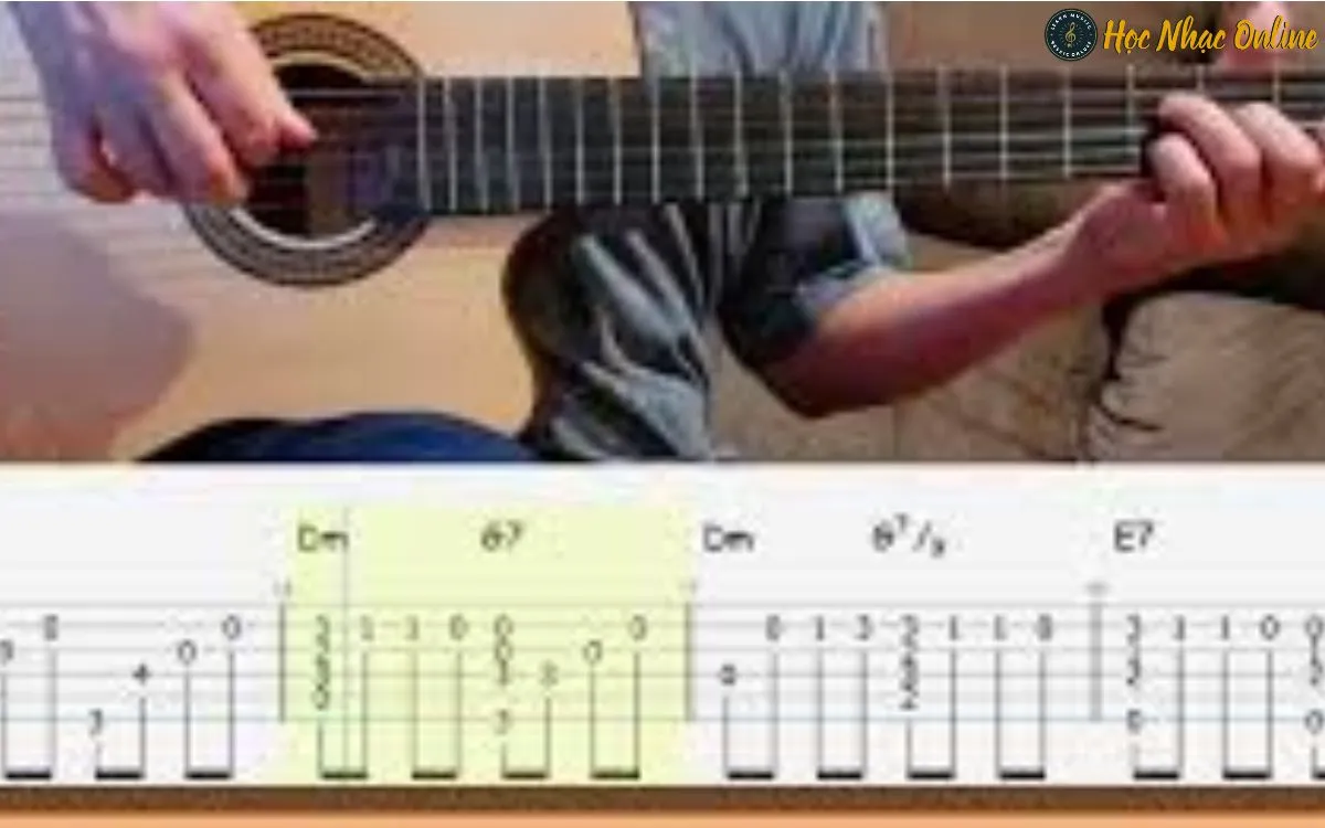 Các Tab Guitar Đơn Giản